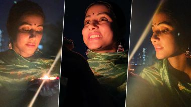 Hina Khan Lights A Diya and Shows Support to PM Modi’s 9 PM, 9  Minutes Initiative to Fight COVID-19 Darkness (View Pics)