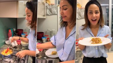 Hina Khan Turns Chef, Prepares  Caramelised Banana Pancakes For The First Time Amid COVID-19 Lockdown (Watch Video)