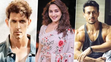 Madhuri Sexy Picture - International Dance Day 2020: Hrithik Roshan, Madhuri Dixit, Tiger Shroff  And Other Bollywood Stars Who Dance Only To Steal Hearts! (Watch Videos) |  ðŸŽ¥ LatestLY