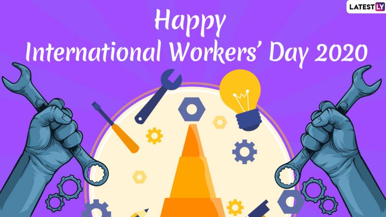 International Workers’ Day Images & HD Wallpapers for Free Download Online: Wish Happy Labour Day 2020 With WhatsApp Stickers and GIF Greetings on May 1