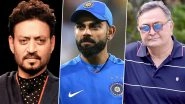 Virat Kohli in Disbelief Over Irrfan Khan and Rishi Kapoor&rsquo;s Demise in Consecutive Days, Pays Condolences to Bereaved Families