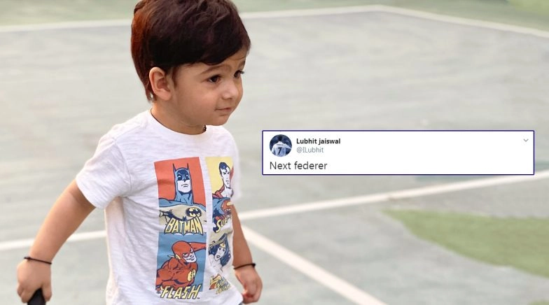 Next Roger Federer? Sania Mirza Shares Adorable Picture of Son Izhaan Holding Racket