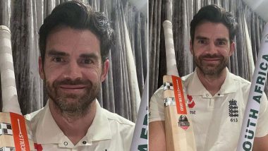 James Anderson Auctions Shirt, Bat and Stumps From His Last Test to Raise Funds Amid COVID-19 Pandemic