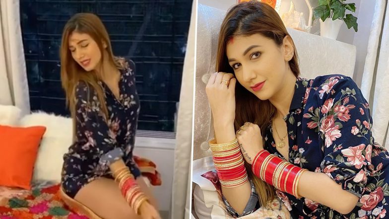 Is Bigg Boss 12 Fame Jasleen Matharu Married? Actress Poses With Sindoor and Shaadi Ka Chooda (Watch Video)