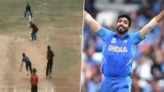 Jasprit Bumrah Shares Video of His &lsquo;Batting Heroics&rsquo; During Gujarat vs Goa 2017 Vijay Hazare Trophy Match After Yuvraj Singh Mocked Pacer&rsquo;s Batting Skills