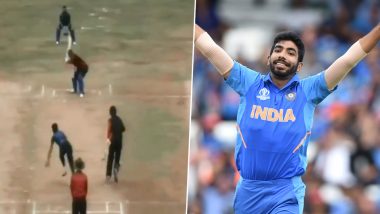 Jasprit Bumrah Shares Video of His ‘Batting Heroics’ During Gujarat vs Goa 2017 Vijay Hazare Trophy Match After Yuvraj Singh Mocked Pacer’s Batting Skills