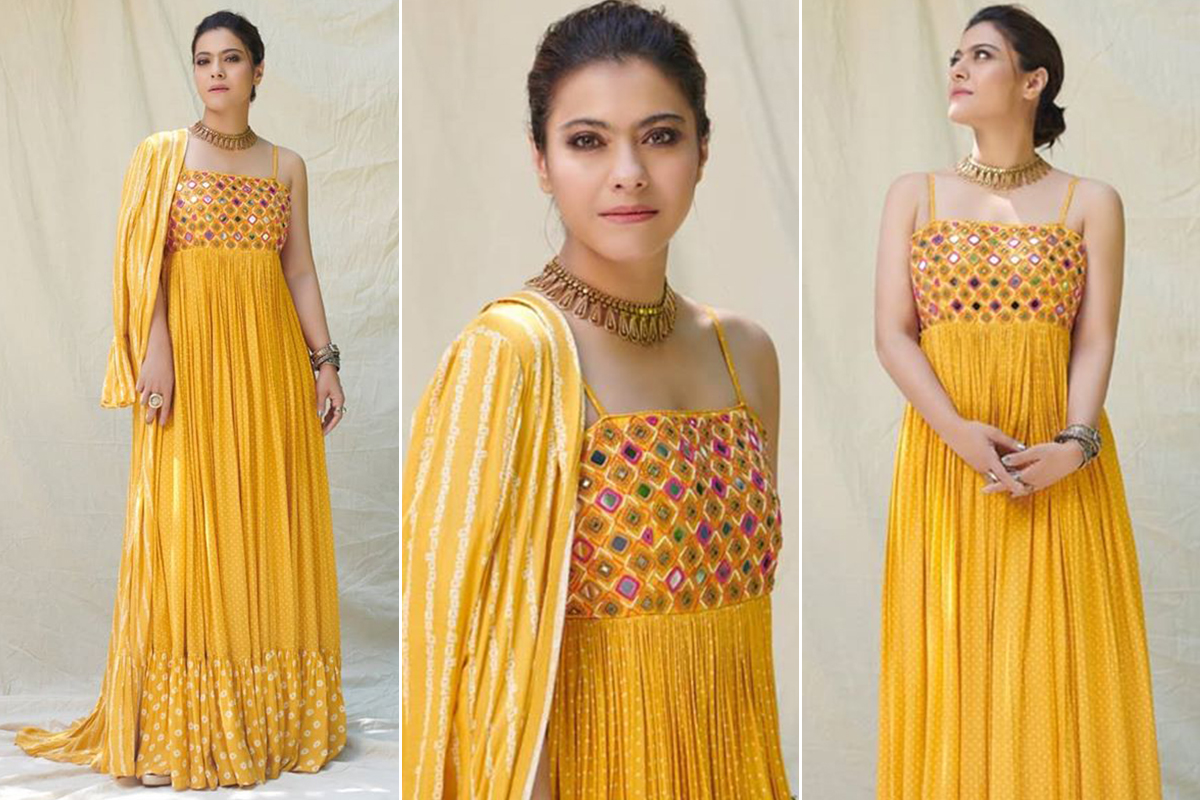 1200px x 800px - Kajol Devgan Channeling Her Inner Spring Goddess in Yellow Is the Perfect  Modern Traditionalist Ensemble You Need! | ðŸ‘— LatestLY