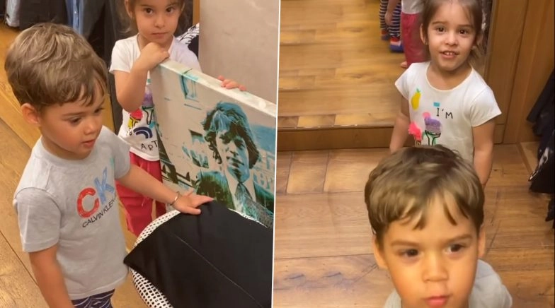 KJo's Darlings, Yash and Roohi, Spot Shah Rukh Khan In His Closet (Watch Video)