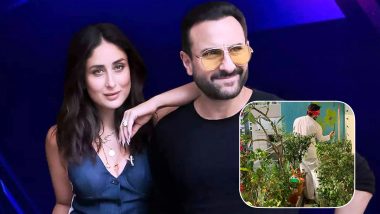 Saif Ali Khan’s Idea of a Flowery Quarantine Gift for Wife Kareena Kapoor Khan Is Artsy and Amusing (View Pic)