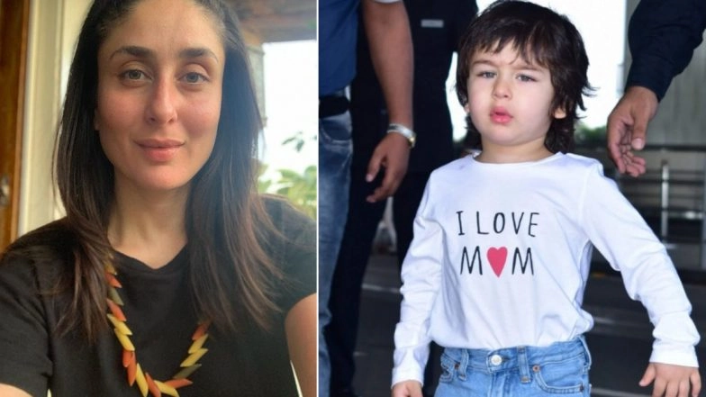 Kareena Kapoor Khan Happily Flaunts the Handmade Pasta Necklace Made By Taimur (View Pic)