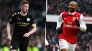 Kevin De Bruyne Fires Warning to Thierry Henry, Aims to Break Frenchman&rsquo;s Premier League Assists Record