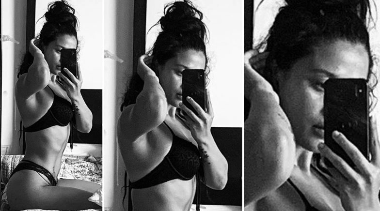 Krishna Shroff Sets The Temperature Soaring In A Lacy Lingerie!