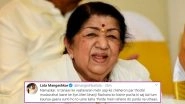 Lata Mangeshkar Shares A Funny Anecdote Involving Her Niece To Break The Lockdown Tension (Read Tweet)