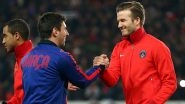 Cristiano Ronaldo Not at Lionel Messi&rsquo;s Level, David Beckham Picks Barcelona Captain Over Juventus Star