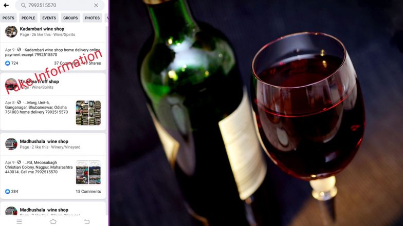 Wine Shops Sending Home Delivery Amid COVID-19 Lockdown in Maharashtra? Nagpur Police Trashes Fake News