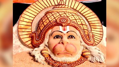 Hanuman Jayanti 2020: Sudarsan Pattnaik Shares Lord Hanuman Sand Art, Twitterati Post 'Jai Bajrangbali' Wishes