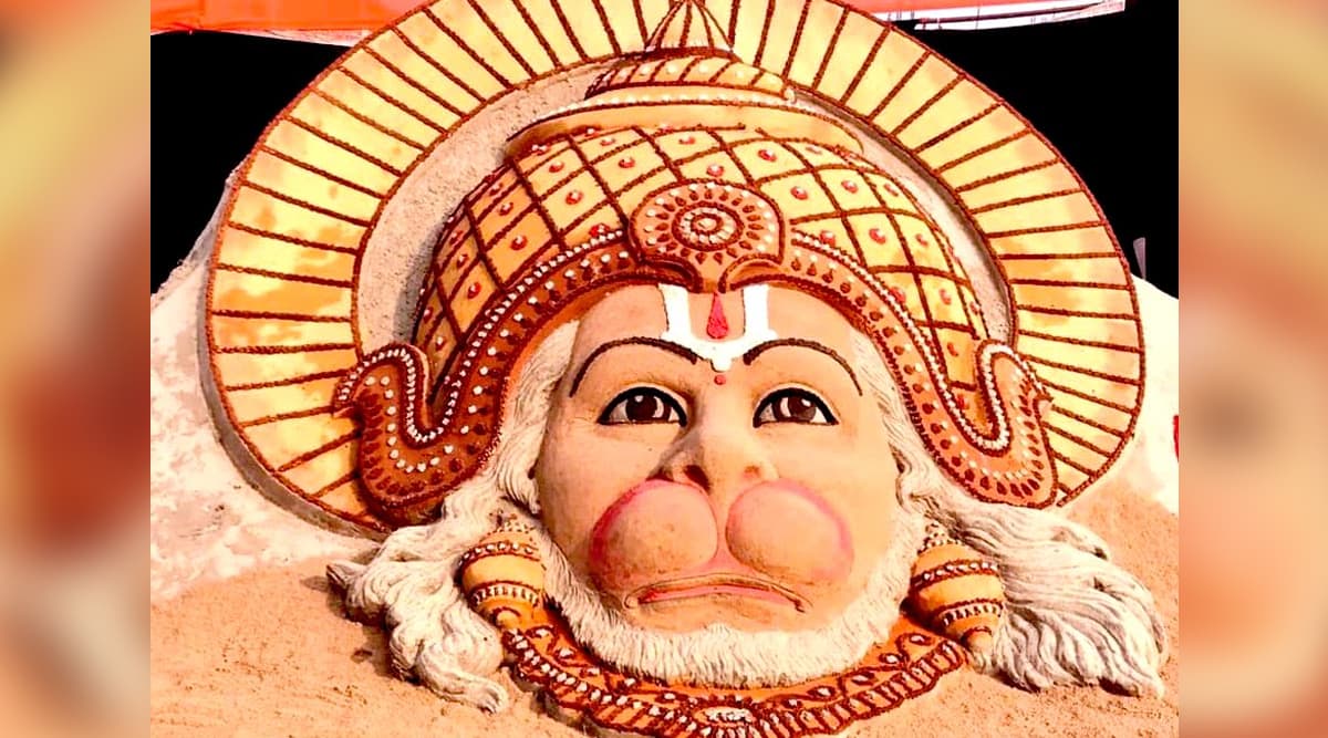 Hanuman Jayanti 2020: Sudarsan Pattnaik Shares Lord Hanuman Sand Art, Twitterati Post 'Jai Bajrangbali' Wishes Hanuman Jayanti 2020: Sudarsan Pattnaik Shares Lord Hanuman Sand Art, Twitterati Post 'Jai Bajrangbali' Wishes