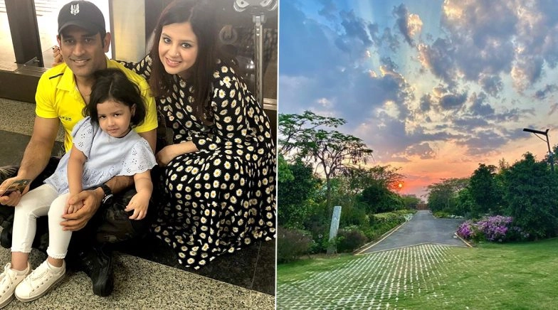 Sakshi Dhoni Shares Stunning Scenes of Sunset From Ranchi Farmhouse (Watch Video)