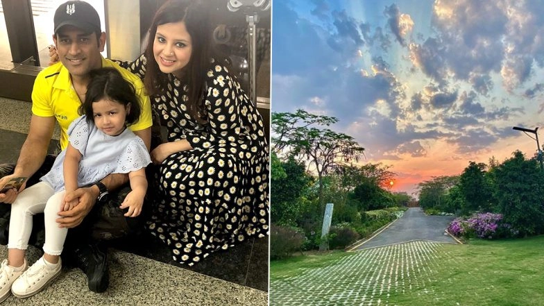 Sakshi Dhoni Shares Stunning Scenes of Sunset From Ranchi Farmhouse, Calls It ‘Most Beautiful Part of the Day!’ (Watch Video)