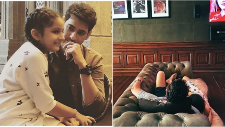 Mahesh Babu and Daughter Sitara Turn Coronavirus Lockdown into a Fun Father-Daughter Time As They Enjoy Watching Stuart Little (View Pic)