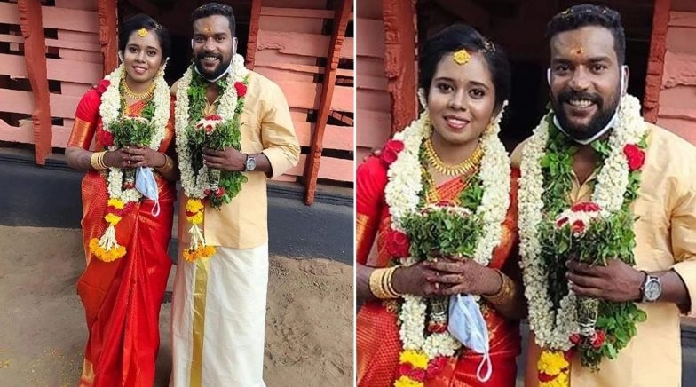 Malayalam Actor Manikandan Achari Gets Married to Anjali Amid Lockdown (View Pic)
