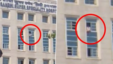 Nizamuddin Markaz Attendee Attempts Suicide, Tries to Jump From 6th Floor of Delhi Hospital (Watch Video)