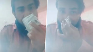 Nashik Man Wipes Nose And Mouth With Currency Notes Amid Coronavirus Outbreak, Arrested After Video Goes Viral