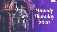 Maundy Thursday 2020 HD Images & Wallpaper For Free Download: Last Supper Photos to Share During Holy Week