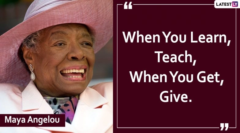 Maya Angelou Quotes on Life, Love and Feminism