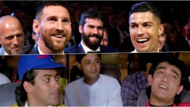 Lionel Messi-Cristiano Ronaldo’s Interview and Salman-Aamir Khan’s Famous Dialogue From Andaz Apna Apna Mashup Will Leave You in Splits! Watch Funny Video