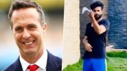 Michael Vaughan Hilariously Trolls Ravindra Jadeja After the CSK All-Rounder Showcased His Swordsmanship Skills on Instagram