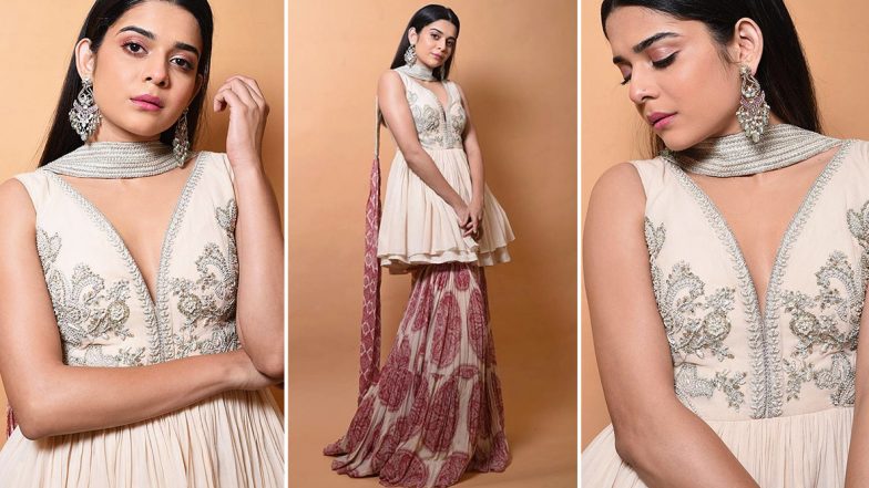 Mithila Palkar Spins an Elegant Affair in a Sharara Suit, Here&rsquo;s Why Her Paisley Printed Style Is a Big Wow!