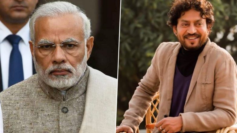 Irrfan Khan Dies at 53: PM Narendra Modi Condoles Demise, Calls It 'Loss to The World of Cinema'