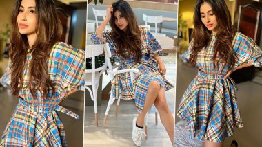 Mouni Roy Is Making That Perfect And Thrifty Holiday Style Statement In A Checkered Dress!