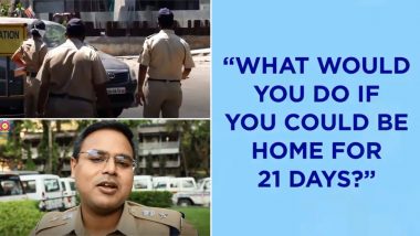 Bored During Coronavirus Lockdown? Mumbai Police Shares What They Would’ve Done Had They Gotten a Chance to Stay at Home, Watch Video