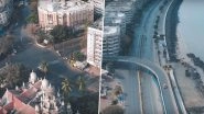 Mumbai During Lockdown: From Marine Drive to Shivaji Park, This Drone Shoot Captures The Silent Beauty of Maximum City (Watch Video)