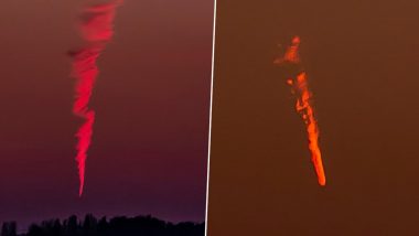 UFO or Shooting Stars? Mysterious Burning Object Spotted Over UK Skies Leaving a Trail of Smoke for 20 Minutes (See Pictures)
