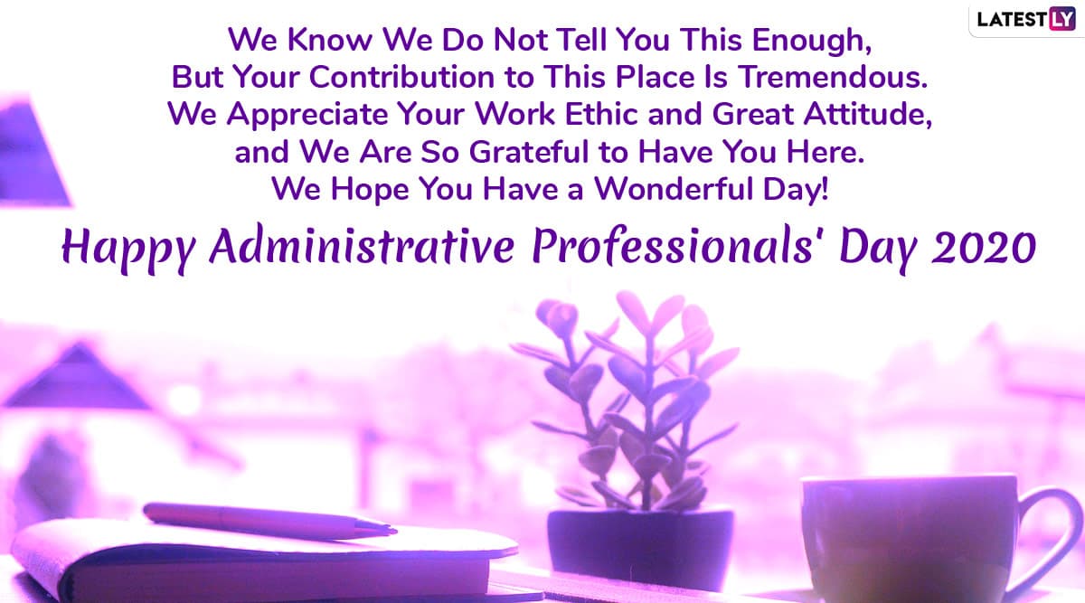 Administrative Professionals Day 2024 Quotes In English Zelma Katuscha