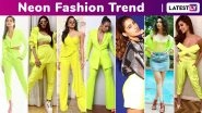 When Ananya Panday, Tara Sutaria, Malaika Arora, Sara Ali Khan, Kiara Advani, Esha Gupta, Tamannaah Bhatia Had a Natty Neon Party!