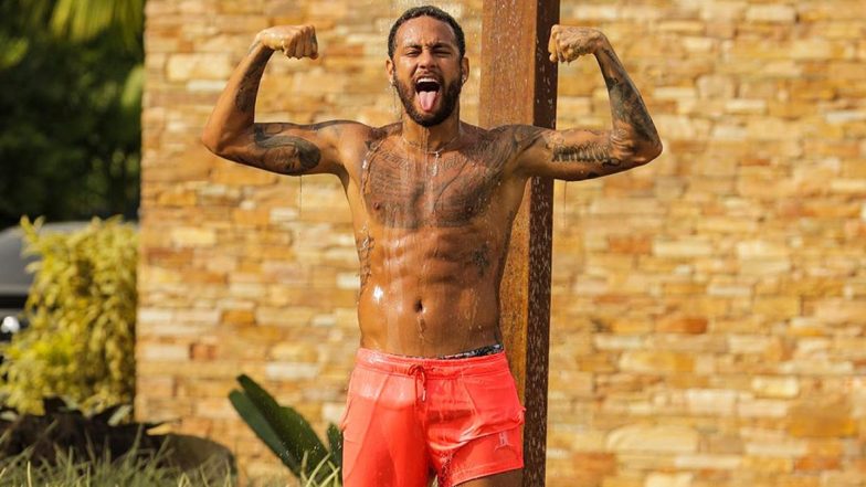 Neymar Flaunts Perfect Shaped Body While Taking Shower, Urges Fans to ‘Stay Strong’ Amid Coronavirus Crisis (View Pic)