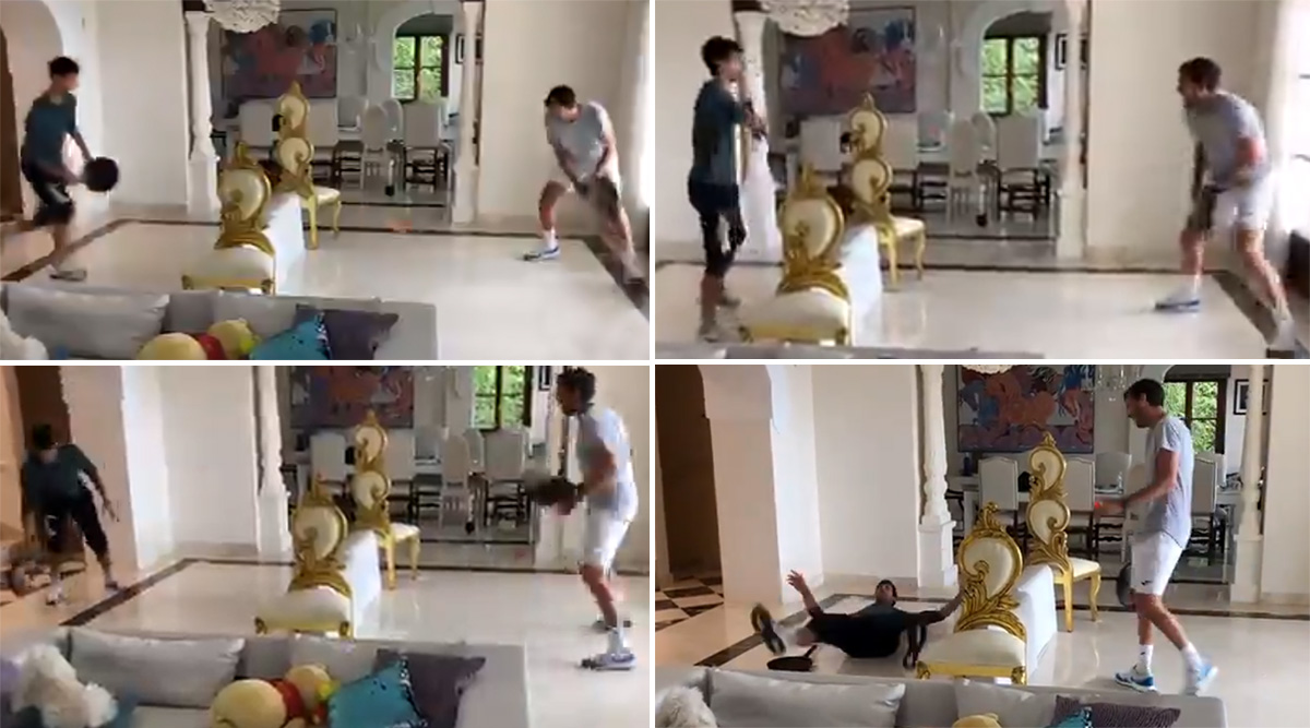 Novak Djokovic Plays Tennis Using Frying Pan During Self-Quarantine (Watch Funny  Video) | 🎾 LatestLY