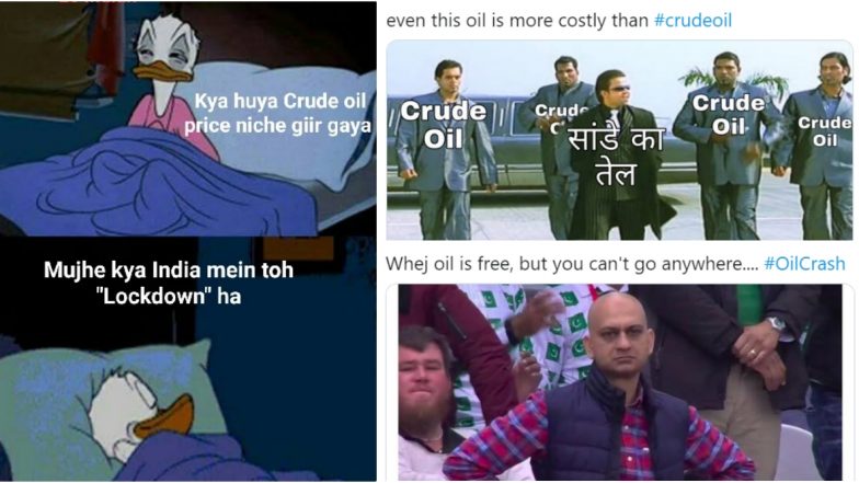 Crude Oil Price Funny Memes Are the Only Positive Thing As 2020 Oil Crisis Deepens, Desi Netizens Go Bonkers Posting Hilarious #OilCrash Tweets