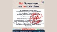 Government to Bring Act to Have 18% Income Deposited by All Tax Payers? PIB Fact Check Dismisses Fake WhatsApp Message