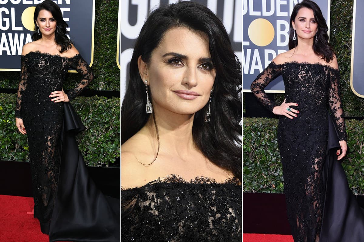 Penelope Cruz at Golden Globe Awards 2018