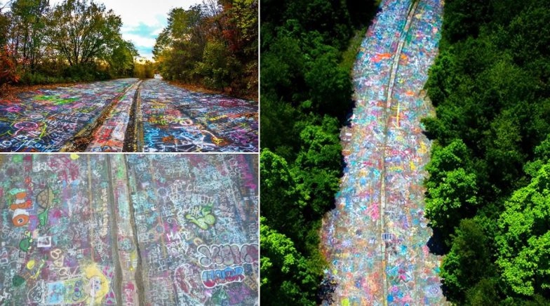 Centralia's Graffiti Highway in Pennsylvania Is Shut Down For Visitors, To Be Covered in Dirt