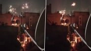 Crackers And Fireworks Heard And Seen Amid '9 PM, 9 Minutes' as People Switch Off Lights And Light Diyas, Candles On PM Narendra Modi's Appeal During Coronavirus Lockdown