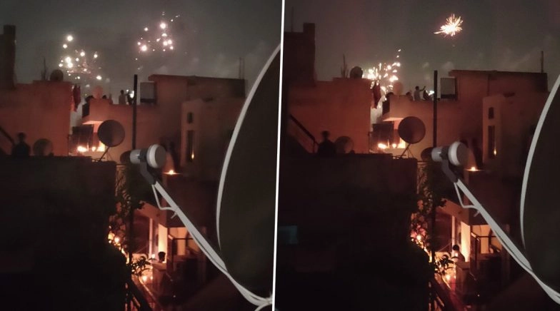 Crackers And Fireworks Heard And Seen Amid PM Modi’s ‘9pm-9min’ call