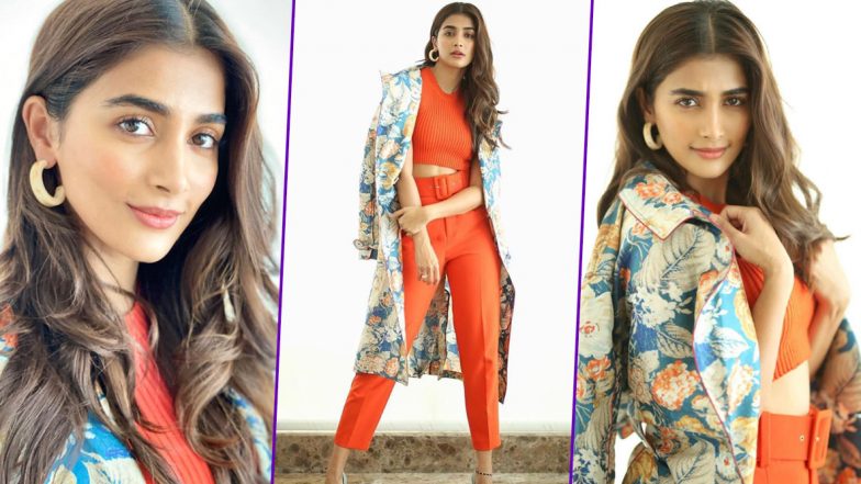 Pooja Hegde Channels a Tangy Tangerine and an Abundance of Floral Vibe, This Is How She Rolls in Spring!