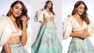 Pooja Hegde Is a Perpetually Happy Soul in Manish Malhotra Ensemble!