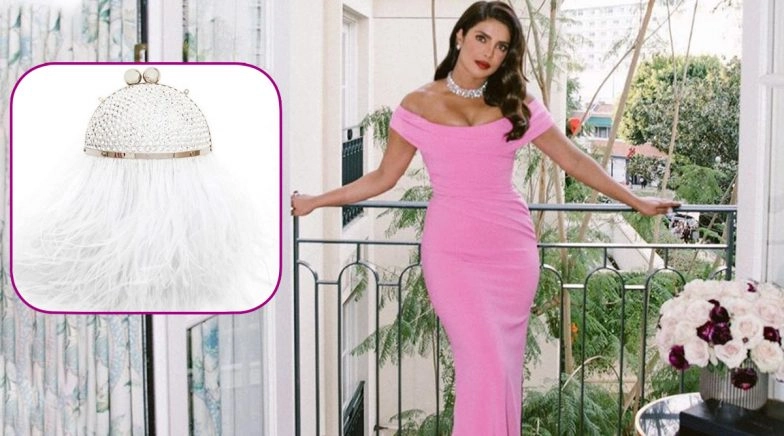 When Priyanka Flaunted A Crystal Feather  Bag With No Feather-Light Price!
